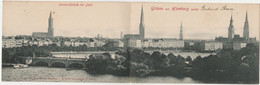 ALLEMAGNE  - HAMBOURG CPA  GRUSS AUS HAMBOURG CARTE DOUBLE - Other & Unclassified