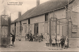 Torvilliers * La Cour De établissement CLOQUEMIN * Café épicerie - Andere & Zonder Classificatie