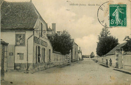 Rhèges * La Grande Rue Du Village * Hôtel Des Voyageurs , Limonadier FREMONT - Autres & Non Classés