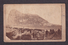 GIBRALTAR - Old And Interesting Photography, Trace Of Vertical Bending. Dimensions Cca 90x60 Mm / 2 Scans - Zonder Classificatie