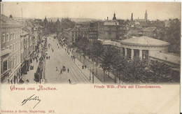 AACHEN - Gruss Aus AACHEN - Friedr. Wilh. Platz Mit Elisenbrunnen 1900 - Aachen