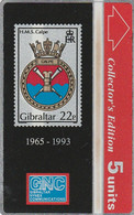 Gibraltar, GIB-23, Hms Calpe Stamp Collectors Ed., Stamp, Mint, 2 Scans. - Gibilterra