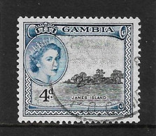 GAMBIA 1953 4d SG 176 FINE USED - Gambia (...-1964)