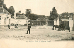 Saumur * 1903 * Entrée Du Jardin Des Plantes * Au Dos Cachet Publicitaire " E. FRUGIER Représentant De Fabriques " - Saumur
