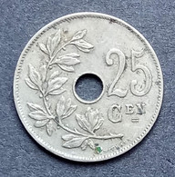 Belgique - 25 Centimes 1928 "Koninkrijk België" - 25 Cents