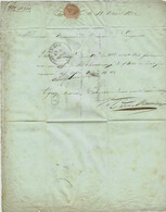 1832 Sign. VEUVE VARIN BERNIER BAR LE DUC BANQUE   à  DEMINUID-MOREAU Maitre DE FORGES Et  PARLEMENTAIRE - 1800 – 1899