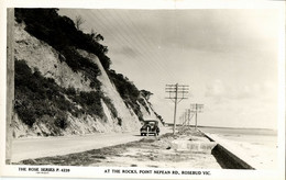 Australia, VIC, ROSEBUD, Point Nepean Road, At The Rocks, Car, Rose Series RPPC - Autres & Non Classés