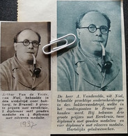 NIEL..1937.. BAKKERSWEDSTRIJD HEER A. VANDEVELDE BEHAALDE PRACHTIGE ONDERSCHEIDINGEN - Sin Clasificación