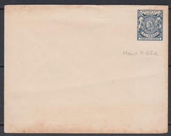British East Africa QV 2.5A Stationery Envelope Unused - África Oriental Británica