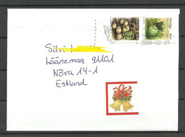 SCHWEDEN Sweden - 2008 Cover To Estonia Gemüse Vegetables - Lettres & Documents