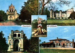 PIBRAC Pèlerinage, Eglise Paroissiale, Le Château, Maison Natale Sainte Germaine    (recto-verso) 31 Haute Garonne - Pibrac