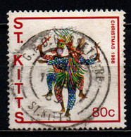 ST. KITTS - 1988 - Carnival Clowns - USATO - St.Kitts And Nevis ( 1983-...)