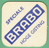 Bierviltje - Speciale BRABO Hoge Gisting -  R/V - Bierdeckel