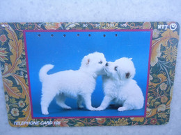 JAPAN   NTT AND  OTHERS CARDS  ANIMALS  DOG  DOGS - Chiens