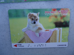 JAPAN   NTT AND  OTHERS CARDS  ANIMALS  DOG  DOGS - Perros