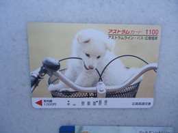 JAPAN   NTT AND  OTHERS CARDS  ANIMALS  DOG  DOGS - Chiens