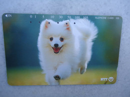 JAPAN   NTT AND  OTHERS CARDS  ANIMALS  DOG  DOGS - Hunde