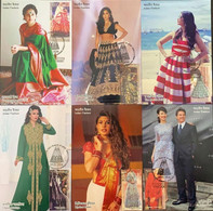 India 2020 *** Indian Fashion Actress Bollywood Movie ,Tom Cruise,Maxim Card (Set Of 9) (**) Inde Indien 1 SET Avaliable - Covers & Documents