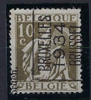 Voorafgestempeld Nr. TYPO 284E Positie A " KANTDRUK "  BRUXELLES 1934 BRUSSEL ;  Staat Zie Scan ! - Typografisch 1932-36 (Ceres En Mercurius)