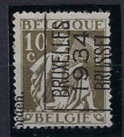 Voorafgestempeld Nr. TYPO 284E Positie A " KANTDRUK "  BRUXELLES 1934 BRUSSEL ;  Staat Zie Scan ! - Typo Precancels 1932-36 (Ceres And Mercurius)