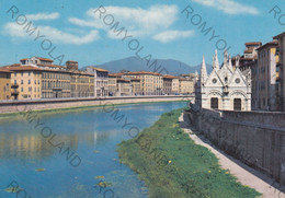 CARTOLINA  PISA,TOSCANA,LUNGARNO E CHIESA DI S.MARIA DELLA SPINA,RELIGIONE,STORIA,MEMORIA,BELLA ITALIA,VIAGGIATA 1975 - Pisa