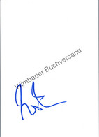 Original Autogramm Iris Berben  /// Autogramm Autograph Signiert Signed Signee - Autógrafos