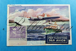 Hydravion- Wasserflugzeug-Flying  Boat Avion -Meeting Gent-Brux  08-09-1946 Jos Preat  St Martens Latem. - Matériel