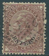 1874 LEVANTE EMISSIONI GENERALI USATO EFFIGIE 30 CENT - RF16-3 - Amtliche Ausgaben
