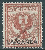 1905 LEVANTE LA CANEA USATO AQUILA 2 CENT - RF16-7 - La Canea