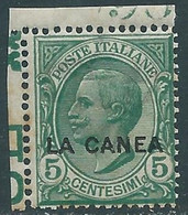 1907-12 LEVANTE LA CANEA EFFIGIE 5 CENT MNH ** - RF42 - La Canea