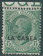 1907-12 LEVANTE LA CANEA EFFIGIE 5 CENT MNH ** - RF42-3 - La Canea