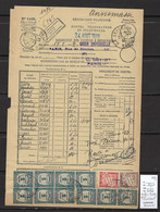 France - Taxes Type Duval Servant Au Recouvrement - 1933- Annemasse Savoie - 1859-1959 Storia Postale