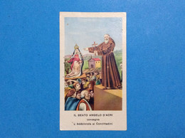 SANTINO HOLY CARD IMAGE PIEUSE IL BEATO ANGELO D'ACRI CONSEGNA L'ADDOLORATA AI CONCITTADINI - Devotion Images