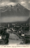 Interlaken - Blick Auf Unterseen Und Niesen (19334) * 8. 9. 1910 - Unterseen