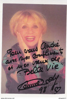 Au Plus Rapide Autographe Dédicace Annie Cordy Olympia 1998 - Autógrafos