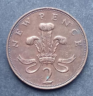 Grande Bretagne - 2 New Pence 1971 Elizabeth II - 2 Pence & 2 New Pence