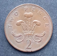 Grande Bretagne - 2 (TWO) Pence 1991 Elizabeth II - 2 Pence & 2 New Pence