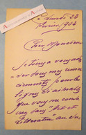 L.A.S 1903 Antonio De La GANDARA Peintre Graveur - DURAND RUEL Tableaux Salon Société Nouvelle Art & Littérature Lettre - Painters & Sculptors