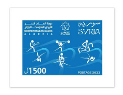 Mediterranean Games - Algeria  Syrian Issue Souvenir Sheet 2022 - Siria