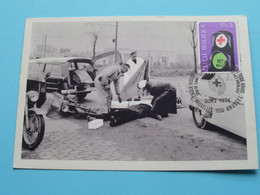 Belgische RODE KRUIS Croix Rouge " VERKEERSONGEVALLEN / Accidents De La Route () FDC 1974 ( Voir / Zie Scans ) ! - Croix-Rouge