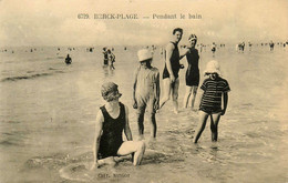 Berck Plage * La Plage Pendant Le Bain * Baigneurs Baigneuses Maillot De Bain Mode - Berck