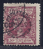 ESPAÑA/FERNANDO POO 1900 - Edifil #71 - VFU - Variedad: Habilitacion Doble - Fernando Po