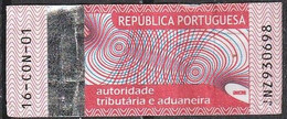 Fiscal/ Revenue, Portugal - Tabac/ Tobacco Tax, Imposto Sobre Tabaco - |- Continente, 2016 - Gebruikt