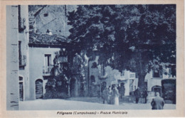 Filignano (Isernia) - Piazza Municipio - Anni '40 - Isernia