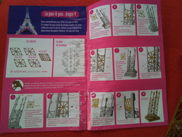 " Je Construis La Tour Eiffel " Numéro 3 Et 4 /100 Plus Pieces De La Maquette 1,20m Metal Lumineuse (bazarcollect28) - Non Classificati