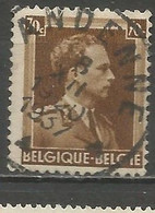 Belgique - Léopold III Col Ouvert N°427 - Obl. ANDENNE 8/12/1937 - 1936-1957 Col Ouvert