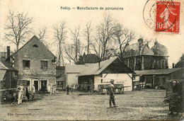 Foëcy * Vue Sur La Manufacture De Porcelaine * Faïencerie * Usine Industrie Poterie - Other & Unclassified