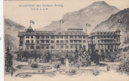 SWITZERLAND-SCHWEIZ-SUISSE-SVIZZERA-GISWIL-OBWALD-GRAND HOTEL UND KURHAUS BRUNIG-CARTOLINA NON VIAGGIATA -1900-1904 - OW Obwald
