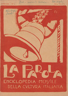 32-sc3-Mensile "La Parola"-1928-N°3-Enciclopedia Mensile Della Cultura Italiana-Roma - Unclassified