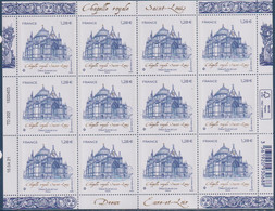 Feuillets De France F.. Dreux 5507 X 12 à 1.28€ Chapelle Royale Saint Louis - Mint/Hinged